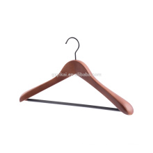 Brown color wooden coat hanger